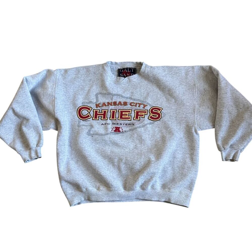 Vintage Kanas City Chiefsβ 1995 Galt Sand Sweater Mens L Crewneck AFC Western